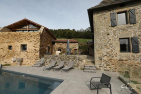 Aubié superbe propriété pour 20 avec piscine